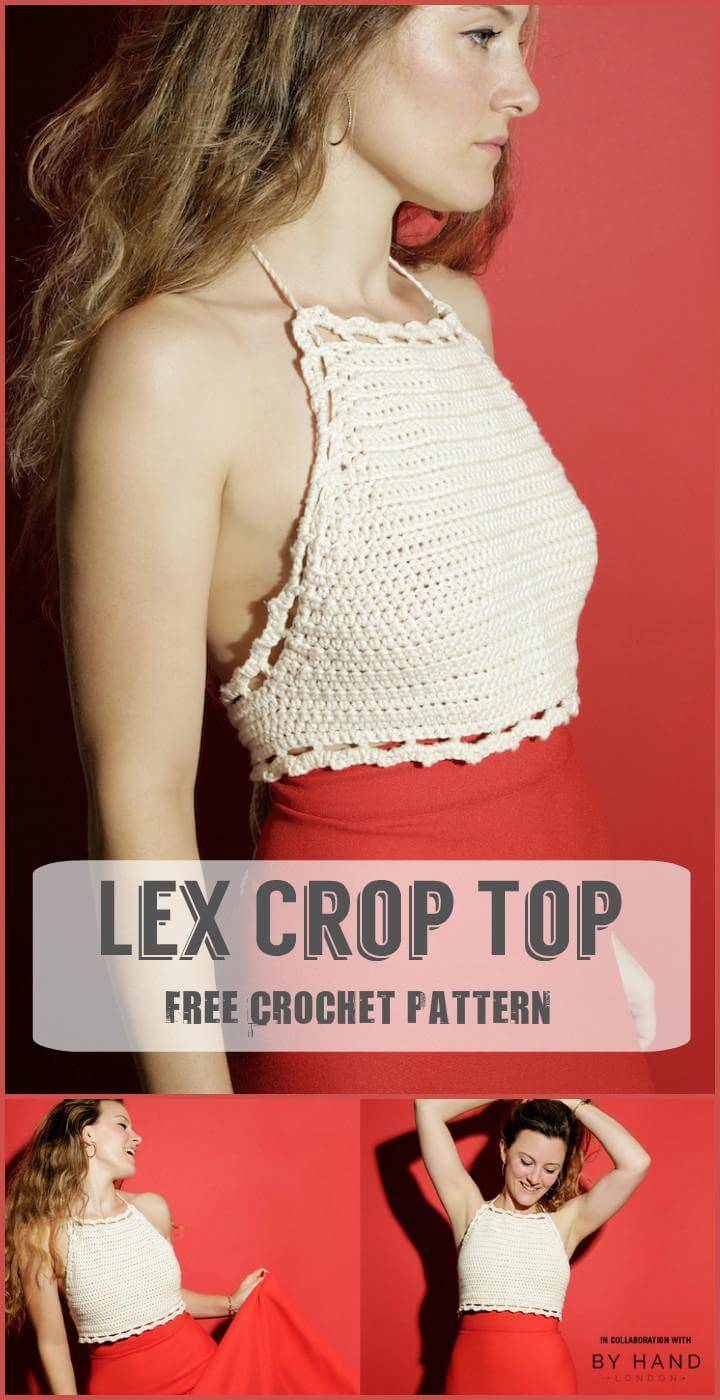 Lex Crop Top Free Crochet Pattern